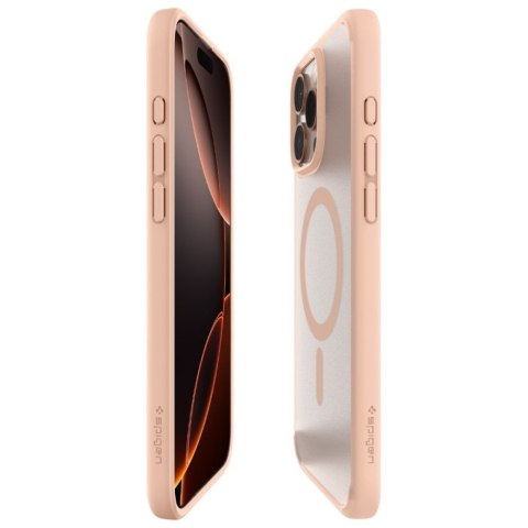 Etui Spigen Ultra Hybrid Mag do iPhone 16 Pro MagSafe różowy/frost rose