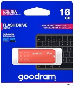 Pendrive GOODRAM UME3 16 GB Pomarańczowy (16 GB /USB 3.0 /Pomarańczowy )