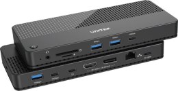 UNITEK D1079A (Czarny /USB Typ C )