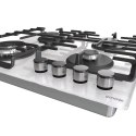Gorenje | GTW642SYW | Płyta grzewcza | Gaz na szkle | Liczba palników/stref grzewczych 4 | Pokrętła | Biały