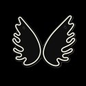 Neon PLEXI LED WINGS white FPNE09X Forever Light