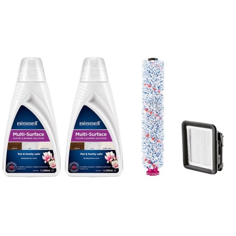 Bissell | MultiSurface (2xDetergents+Brushroll+Filter) | Cleaning Pack