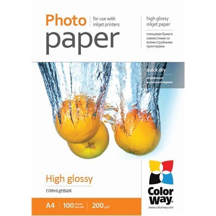 ColorWay | 200 g/m² | A4 | Papier fotograficzny o wysokim połysku