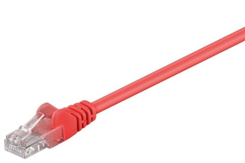 Goobay | CAT 5e | Kabel sieciowy | Skrętka nieekranowana (UTP) | Męski | RJ-45 | Męski | RJ-45 | Czerwony | 1,5 m