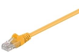 Goobay | CAT 5e | Kabel sieciowy | Skrętka nieekranowana (UTP) | Męski | RJ-45 | Męski | RJ-45 | Żółty | 1,5 m