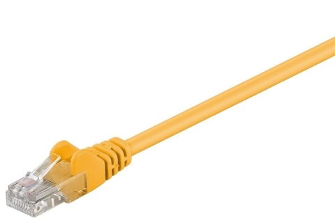 Goobay | CAT 5e | Kabel sieciowy | Skrętka nieekranowana (UTP) | Męski | RJ-45 | Męski | RJ-45 | Żółty | 1,5 m