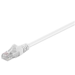 Goobay | Kabel sieciowy CAT 5e | Skrętka nieekranowana (UTP) | Męski | RJ-45 | Męski | RJ-45 | Biały | 15 m | Gwarancja 24 miesi