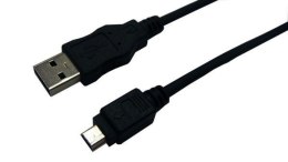 Kabel USB Logilink | Męski | Mini-USB Typ B | Męski | Czarny | 4 pin USB Typ A | 1,8 m