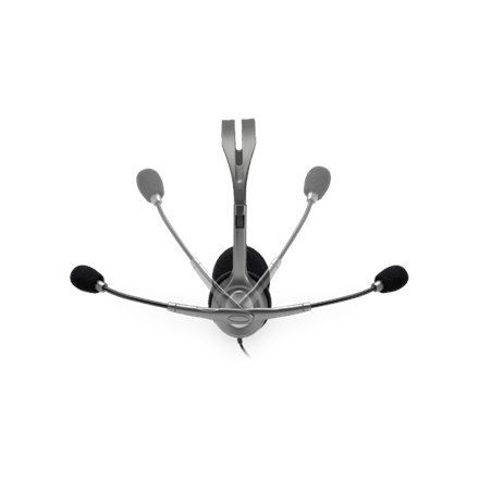 Logitech | Stereofoniczny zestaw słuchawkowy | H111 | Wbudowany mikrofon | 3,5 mm | Szary