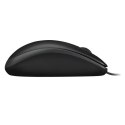 Logitech MK120, zestaw klawiatura z przewodową myszą optyczną, US, klasyczna, przewodowa (USB), czarna