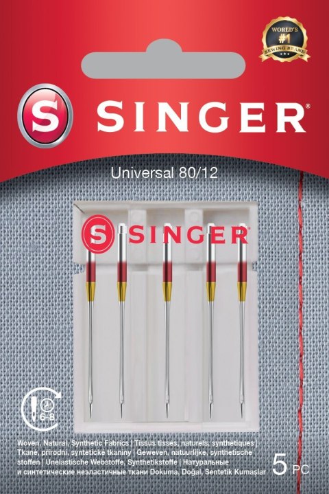 Singer | Uniwersalna igła 80/12 5PK do tkanin