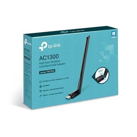 TP-LINK | Karta sieciowa | IEEE 802.11b | IEEE 802.11a | IEEE 802.11g | IEEE 802.11n | IEEE 802.11ac | SuperSpeed USB 3.0