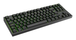 GENESIS Thor 404 TKL klawiatura Gaming USB QWERTY Niemiecki Czarny