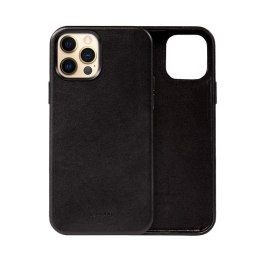 Etui ze skóry ekologicznej DO IPHONE 12 Pro Max (czarny)