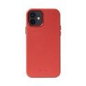 Etui ze skóry ekologicznej DO IPHONE 12 / DO IPHONE 12 Pro (czerwony)