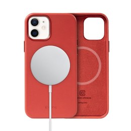 Etui ze skóry DO IPHONE 12 / DO IPHONE 12 Pro MagSafe (czerwony)