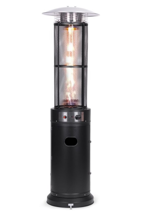 Ogrzewacz parasol gazowy grzejnik 11 kW szklany na ogród patio reduktor wąż pokrowiec MultiGarden