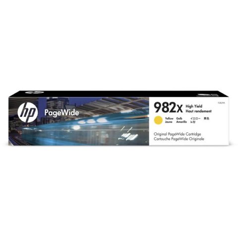 HP oryginalny ink / tusz T0B29A, HP 982X, yellow, 16000s, high capacity, HP PageWide Enterprise Color 765, 780, 785