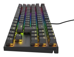 GENESIS Thor 303 TKL klawiatura Gaming USB QWERTZ Niemiecki Czarny