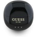 Słuchawki TWS Guess Glossy Effect Egg Shape Printed Classic Logo czarny
