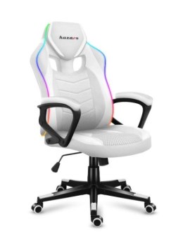 Fotel gamingowy Huzaro Force 2.5 RGB WHITE MESH