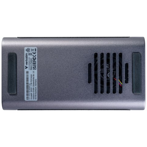 Dysk zewnętrzny Verbatim TurboMetal SSD 1TB USB4 USB-C szary 32021