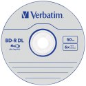 Płyty Blue-ray Verbatim 50GB 6X BD-R DL 5szt szary 43748