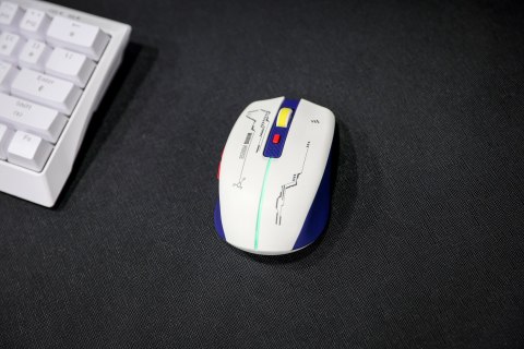 Mysz bezprzewodowa, Marvo DUKE 20, niebiesko-biały, optyczna, 4800DPI