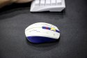 Mysz bezprzewodowa, Marvo DUKE 20, niebiesko-biały, optyczna, 4800DPI