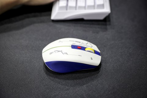 Mysz bezprzewodowa, Marvo DUKE 20, niebiesko-biały, optyczna, 4800DPI