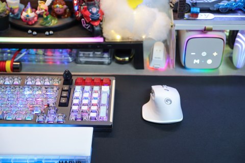 Mysz bezprzewodowa, Marvo G803, biała, optyczna, 4000DPI