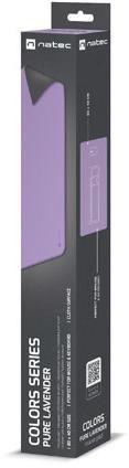 Podkładka pod mysz Natec Colors Series Pure Lavender 800x400mm