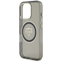 Etui Guess IML Metal Mountain Logo MagSafe do iPhone 16 Pro Max czarny