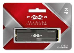 Dysk SSD Silicon Power XPOWER XD80 2TB M.2 PCIe Gen3x4 NVMe (3400/3000 MB/s) 2280