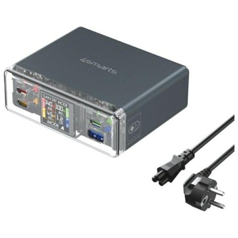 Stacja ładująca 4smarts Lucid 300W z trybem DIY szary