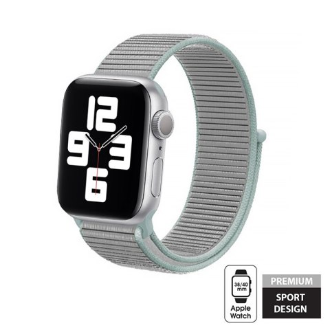 Pasek sportowy do APPLE Watch 38/40mm (Pastel Grey)