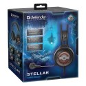 Defender Stellar, Gaming Headset, słuchawki z mikrofonem, regulacja głośności, czarna, 2.0, 50 mm przetworniki typ 2x 3.5 mm jac