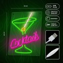 Neon PLEXI LED COCKTAILS pink green FPNE02X Forever Light