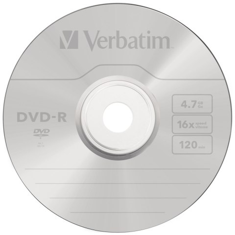 Verbatim Płyta DVD-R 4.7GB 16x AZO srebrny/silver 10szt 43523