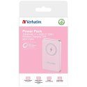 Verbatim Powerbank indukcyjny `n` Go 15W 10000mAh Wireless Magnetic różowy/pink 32248