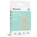 Verbatim Powerbank indukcyjny `n` Go 15W 10000mAh Wireless Magnetic zielony/green 32246