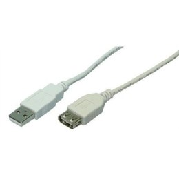 Logilink | Przedłużacz USB | Żeńskie | 4-pinowe USB typu A | Męskie | 4-pinowe USB typu A | 3 m