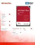 Dysk HDD Red Plus 10TB 3,5'' CMR 256MB/7200RPM Class