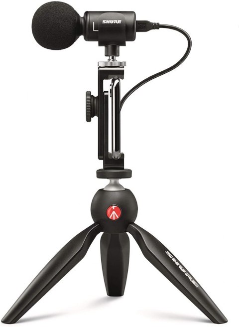 Shure | MV88+DIG-VIDKIT | Zestaw mikrofonowy i wideo | Czarny | kg