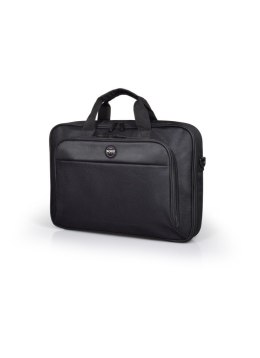 PORT DESIGNS HANOI II CLAMSHELL 13/14 Briefcase, Czarny PORT DESIGNS | Pasuje do rozmiaru 