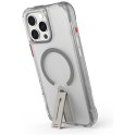 Etui Skinarma Helix do iPhone 16 Pro Max Magnetic Charging 360 Rotating Stand titanium