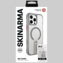 Etui Skinarma Helix do iPhone 16 Pro Magnetic Charging 360 Rotating Stand titanium