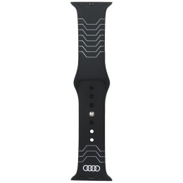 Pasek Audi Geometric Pattern Silicone Watch Strap do Apple Watch 40/41/42mm czarny