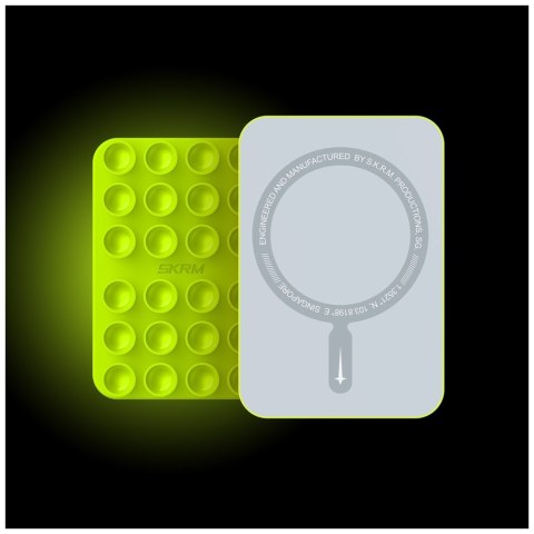 Uniwersalna przyssawka Skinarma Stax MagSafe do telefonu niteglow