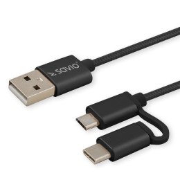 Kabel USB SAVIO USB typ C 1